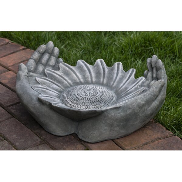 Campania International, Inc Concrete Pedestal Birdbath & Reviews | Wayfair